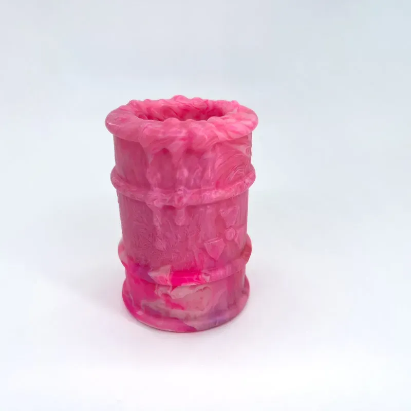 Tentickle Toxxxik 50 Shades of Pink stroker medium open
