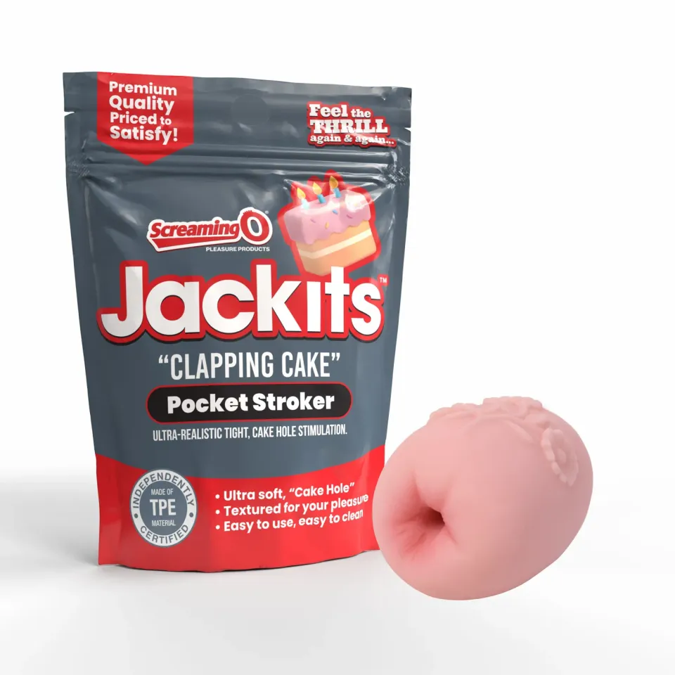 Screaming O Jackits Clapping Cake masturbator roze textuur