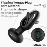 Intoyou Zack vibrerende buttplug met tong en app