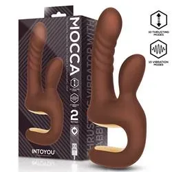 Intoyou Mocca thrusting vibrator met handgreep