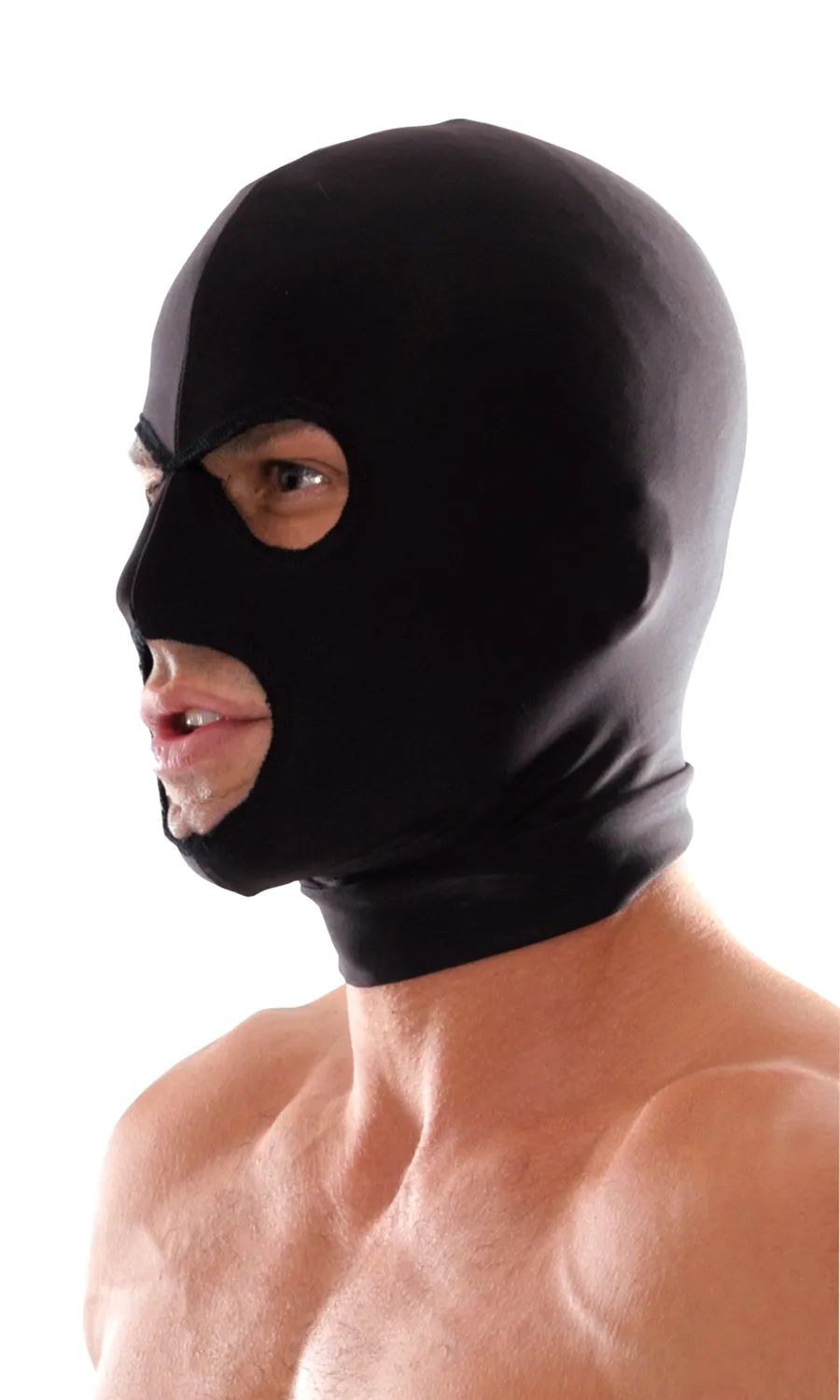 Pipedream Fetish Fantasy Spandex 3-Hole hood masker zwart