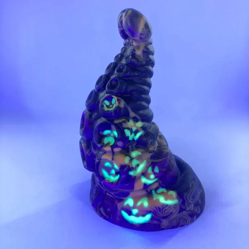Tentickle Tenton Halloween UV dildo medium zacht OO30