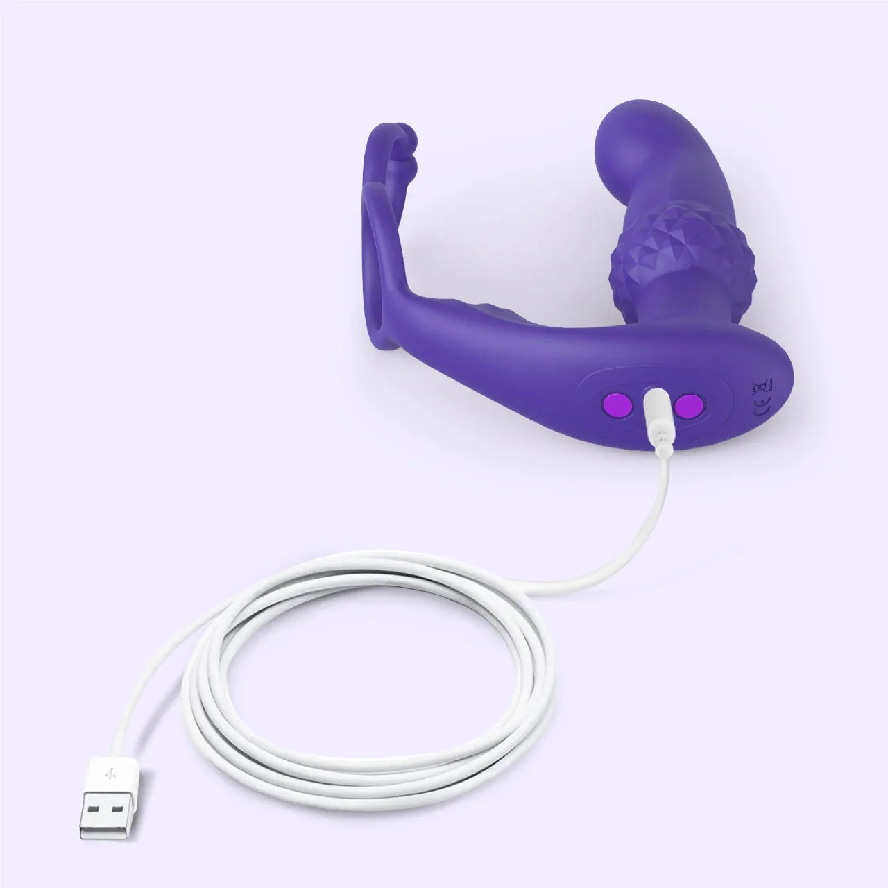 Beisar Victor prostaatmassager paars met app