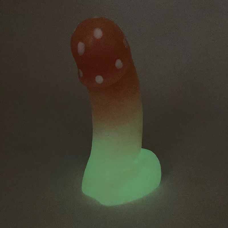 Tentickle Woodsman Mushroom dildo mini glow super soft