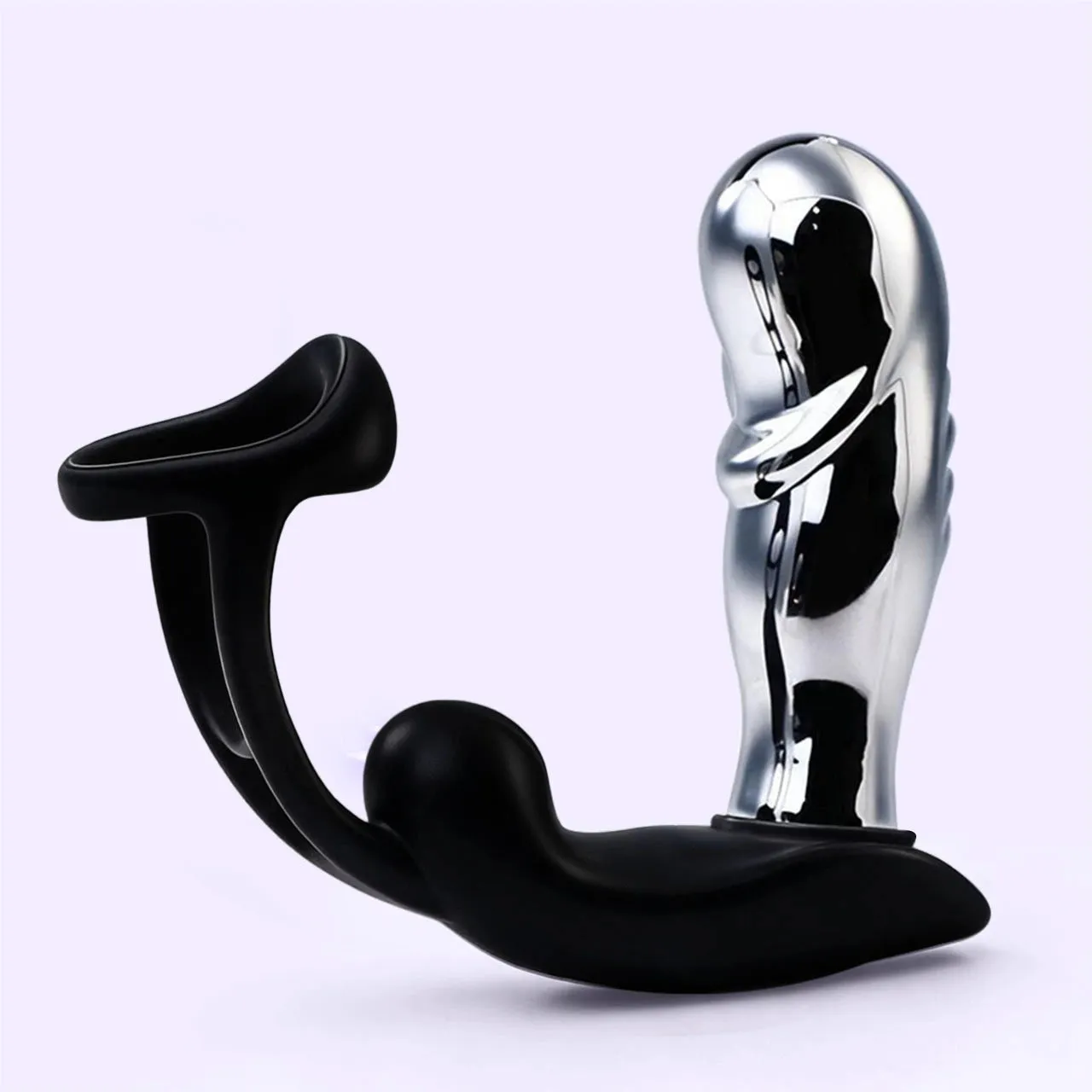 Beisar Thor prostatemassager zilver e-stim vibratie