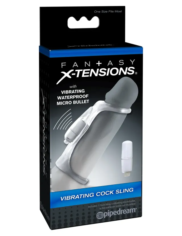 Pipedream Fantasy X-tensions Vibrating Cock Sling cockring vibrerend