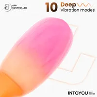Intoyou NexEgg vibrerend ei met app oranje/roze