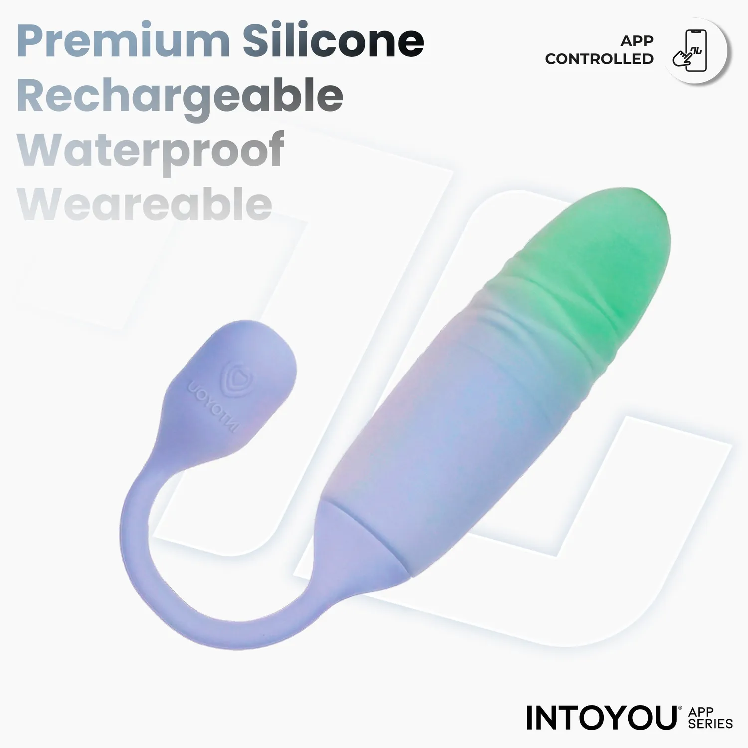Intoyou NexEgg Motion vibrerend ei lila pistache thrusting