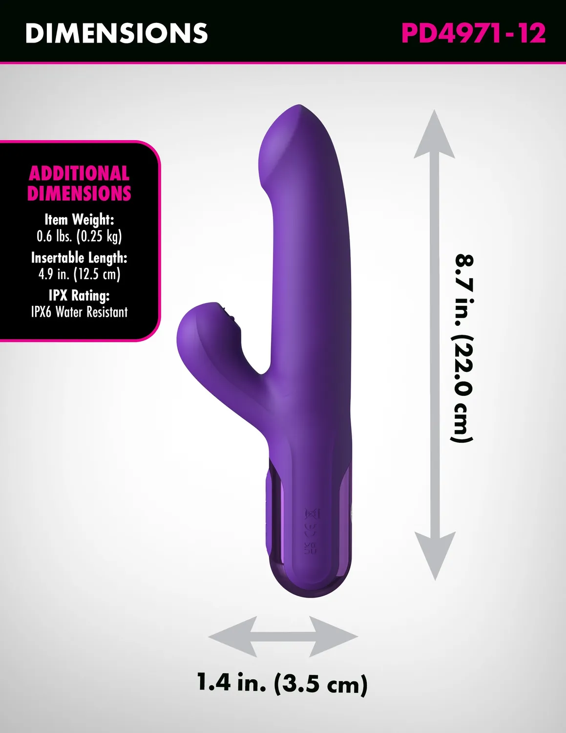 Pipedream Fantasy For Her Super Sonix Thruster rabbit stotend