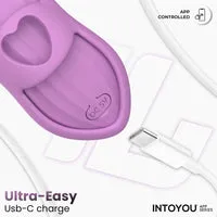 Intoyou Laia vingerstimulator warmte lavendel