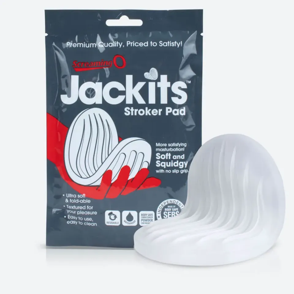 Screaming O Jackits Stroker Pad Masturbator Transparant zacht