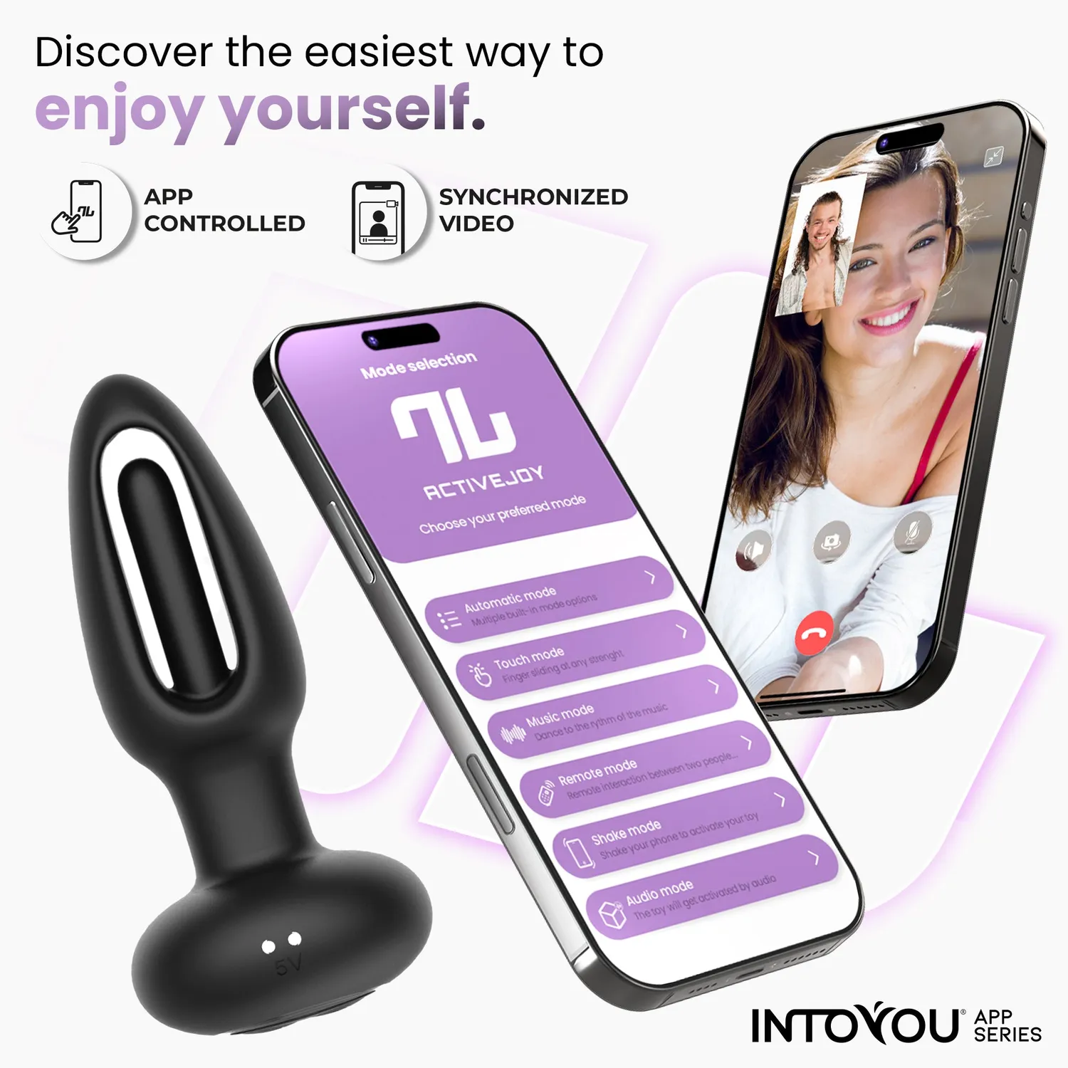 Intoyou Zack Anaalplug met Flipping Tongue en App