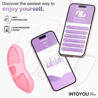 Intoyou Laia verwarmende vingervibrator met app roze