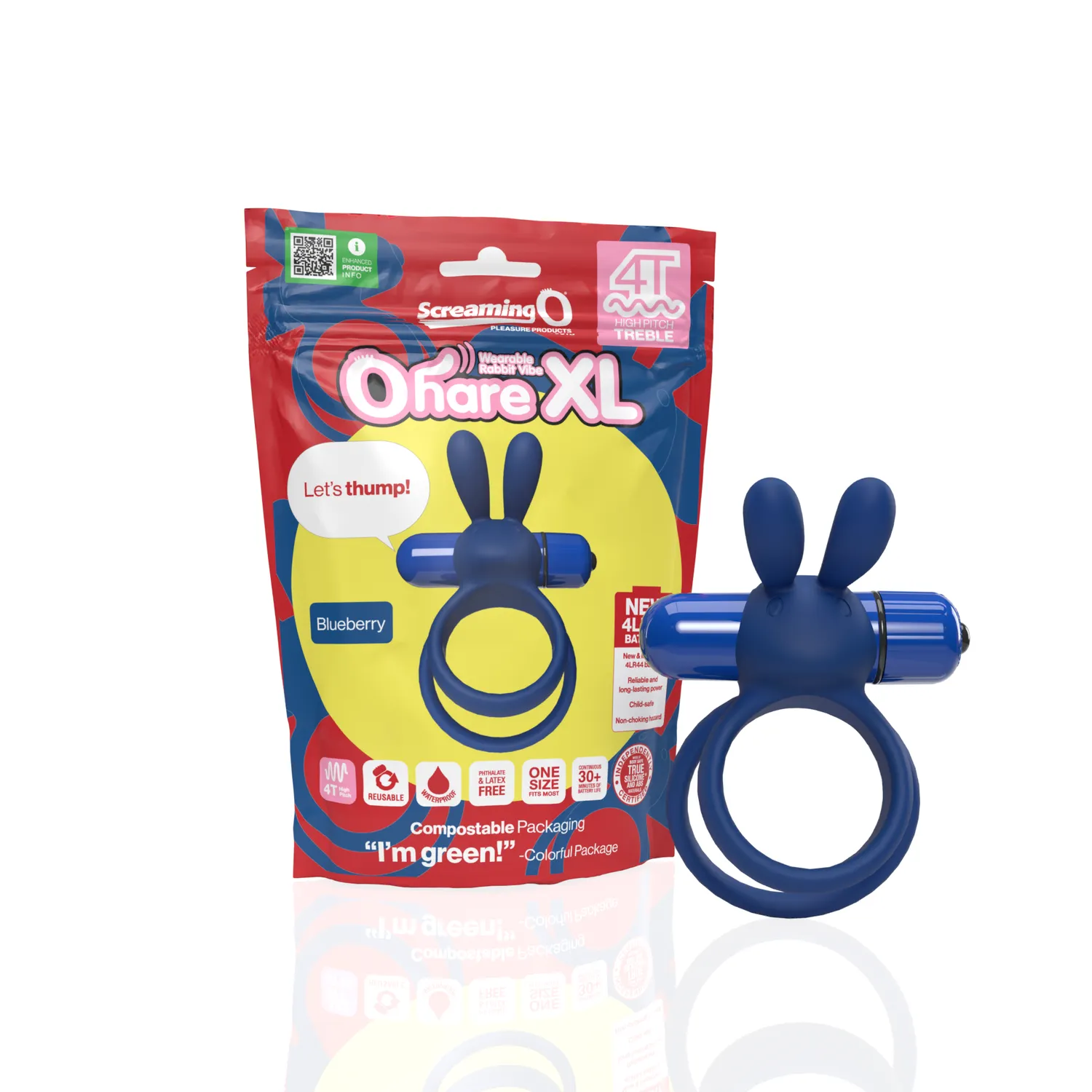 Screaming O Ohare XL 4T cockring vibrerend