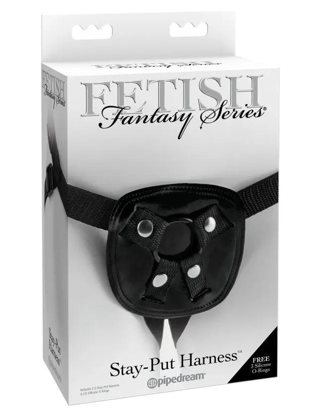 Pipedream Fetish Fantasy Stay-Put Harnas zwart verstelbaar