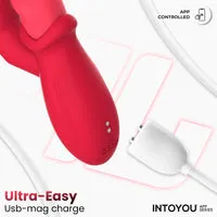 Intoyou Tingly vibrator met vingerbeweging en app