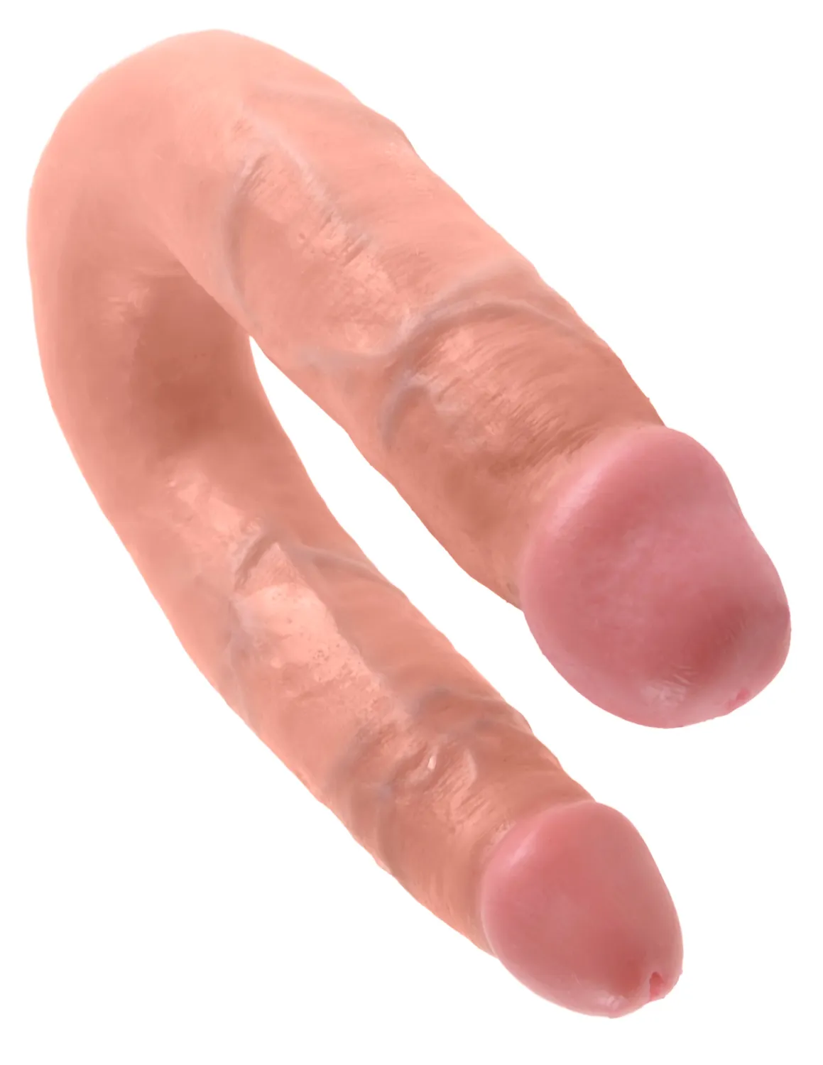 Pipedream King Cock Medium Double Trouble dubbele dildo licht