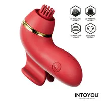 Intoyou Beeny clitorisstimulator met 4 opzetstukken