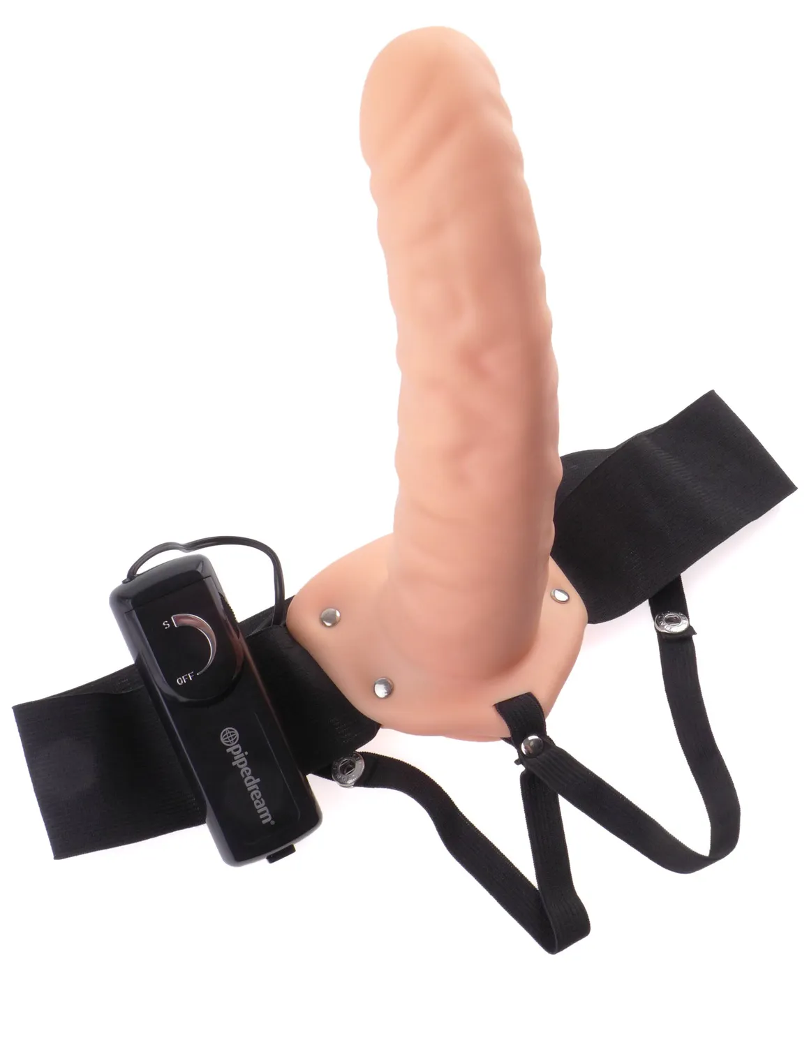 Pipedream Fetish Fantasy 8 inch holle vibrerende strap-on