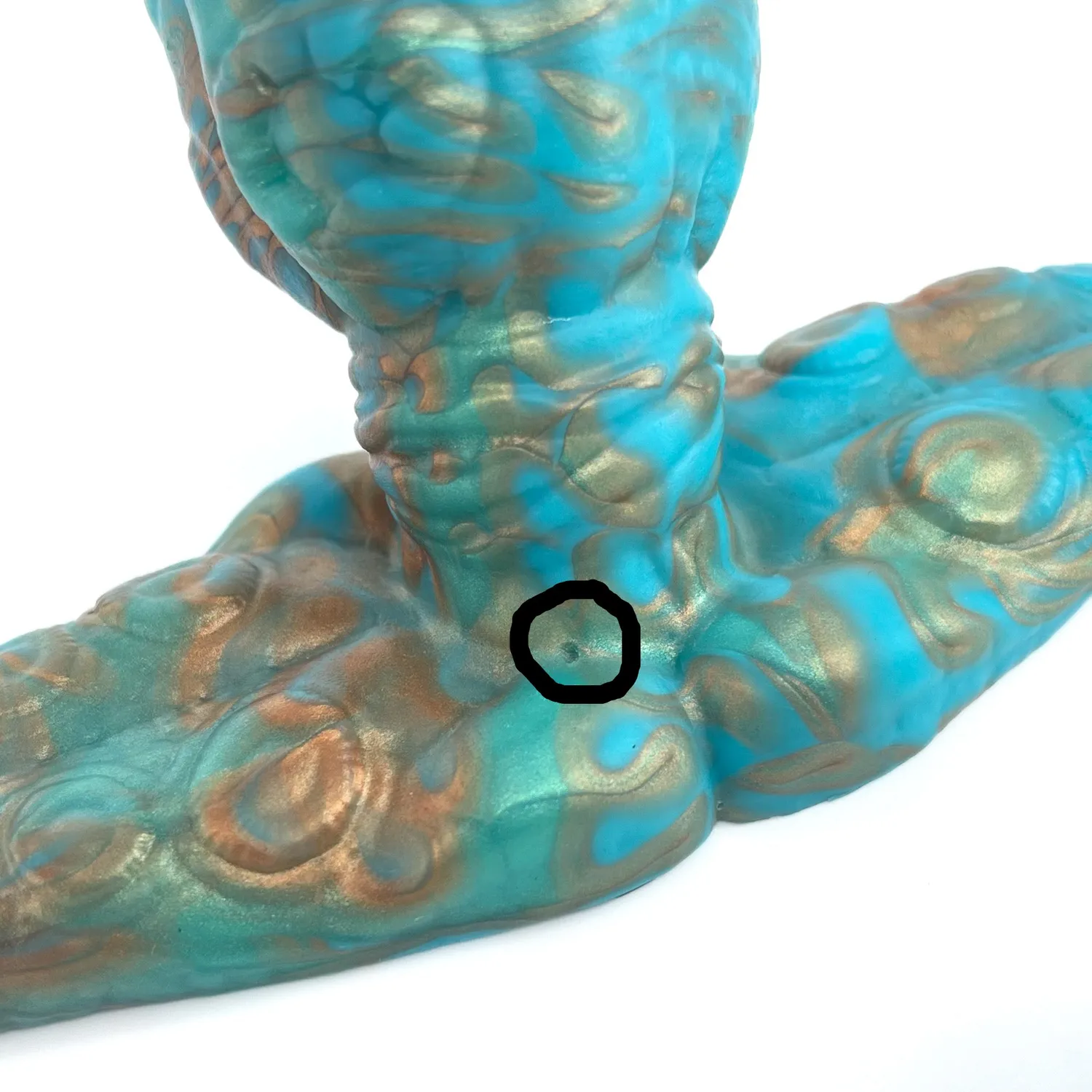 Tentickle Skwee Verdigris large buttplug super soft