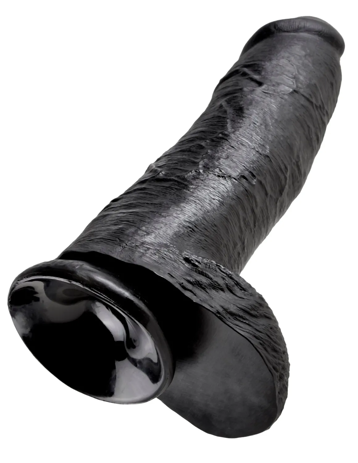 Pipedream King Cock 12 inch dildo met ballen zwart