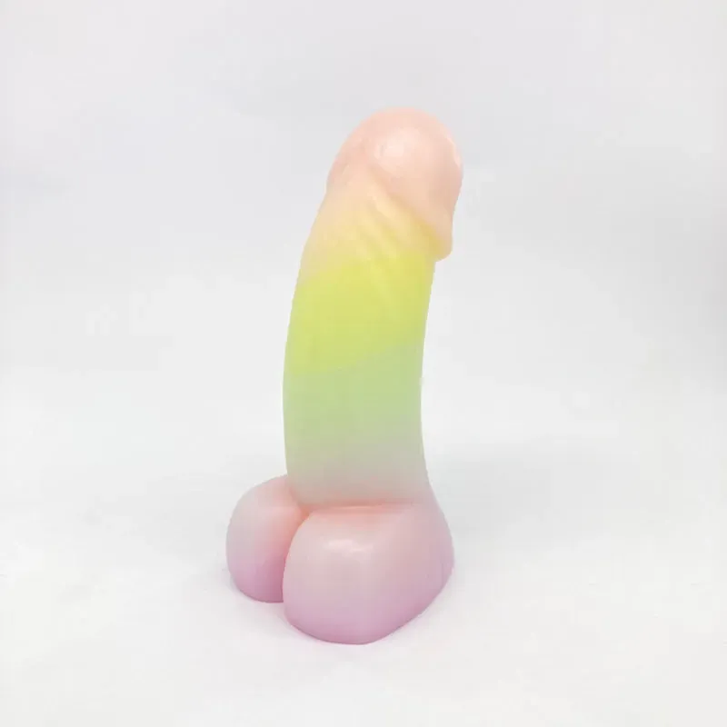 Tentickle Woodsman Pastel Rainbow dildo mini medium