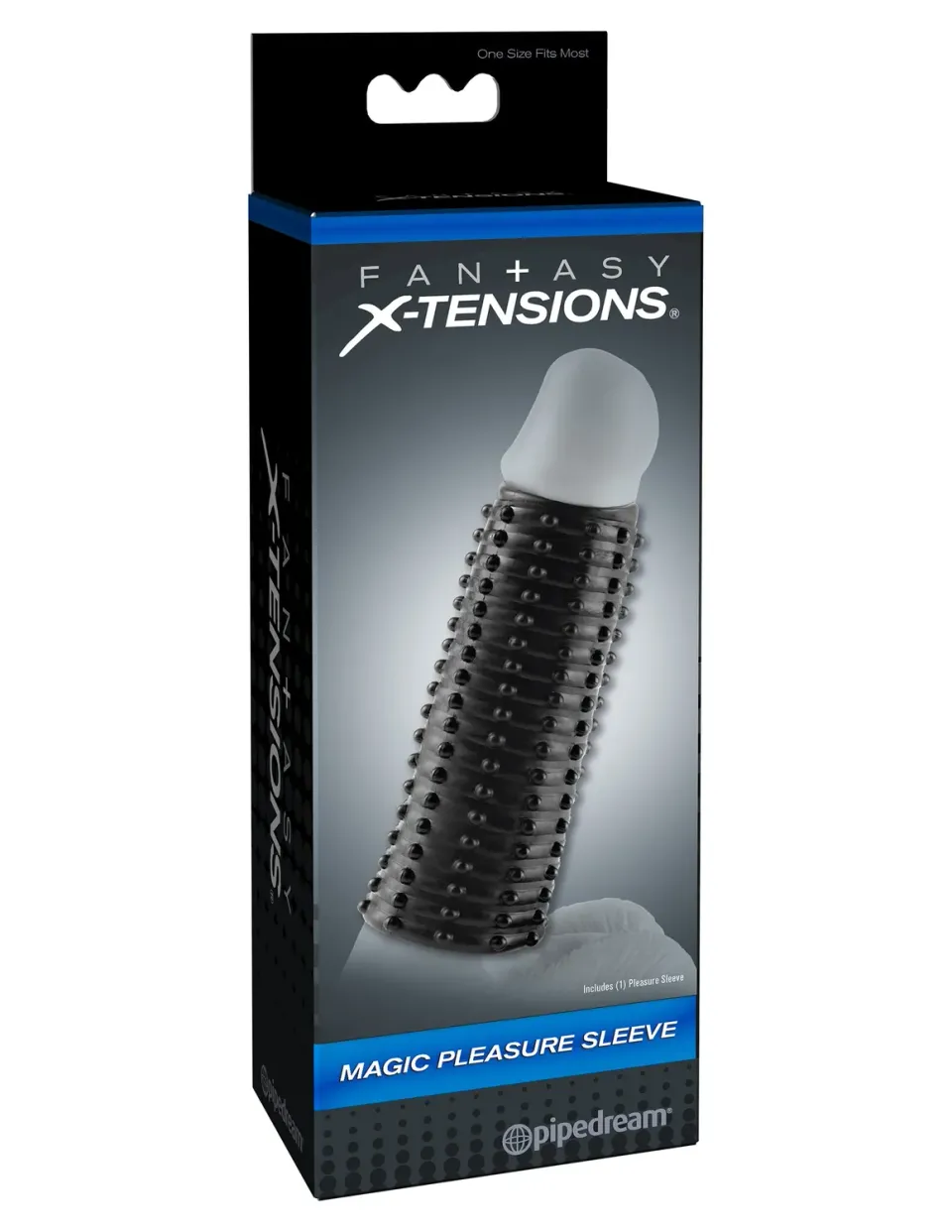 Pipedream Fantasy X-tensions Magic Pleasure Sleeve penishoes zwart