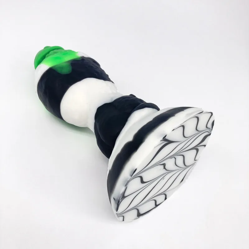 Tentickle Toady Stool Sandworm dildo medium UV groen