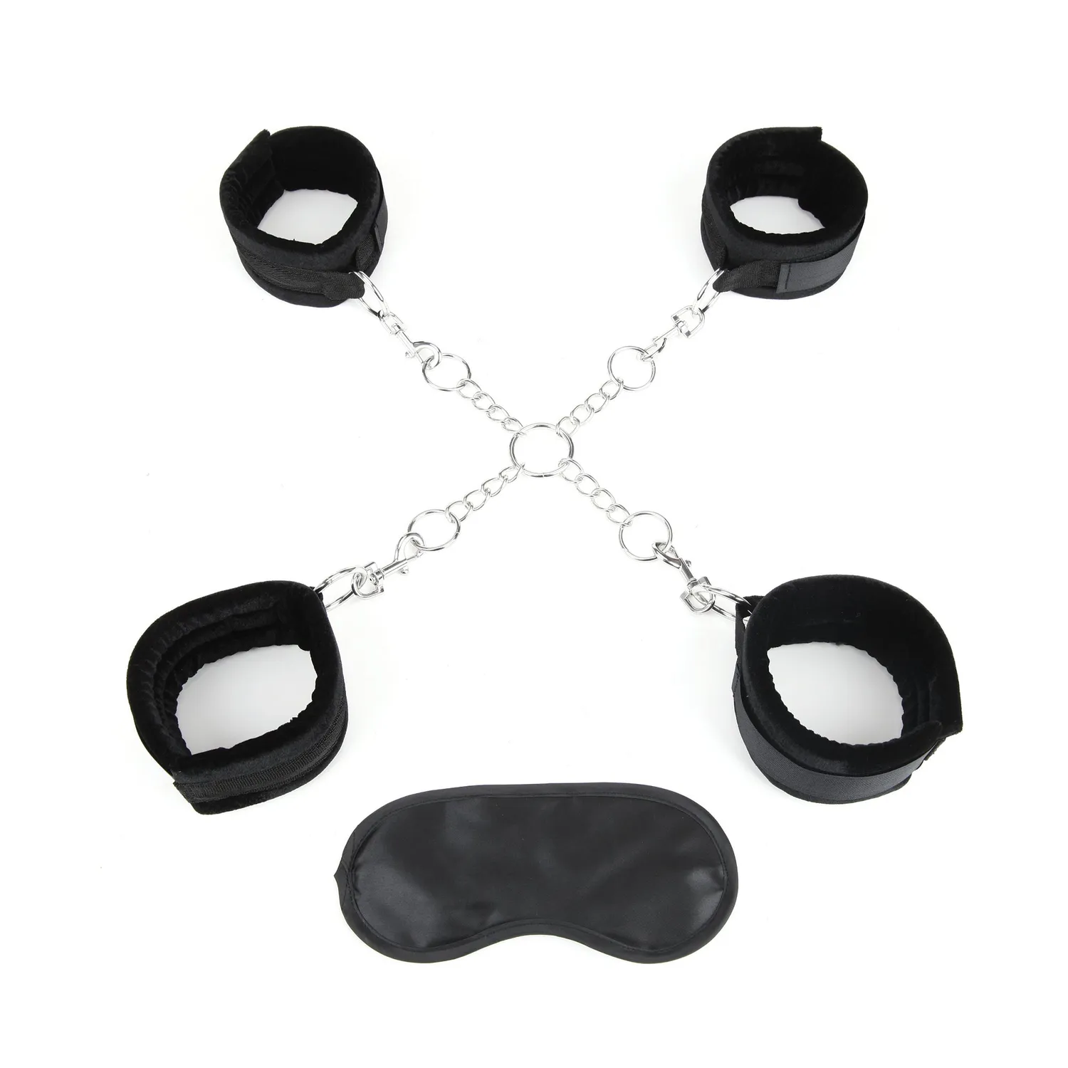 Lux Fetish Deluxe Chain Hogtie Bondageset 4 Boeien