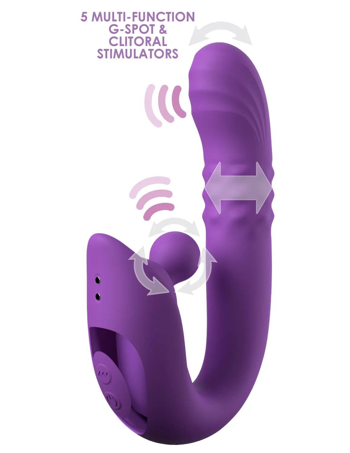 Pipedream Fantasy For Her Harmoni Pro vibrator paars G-spot