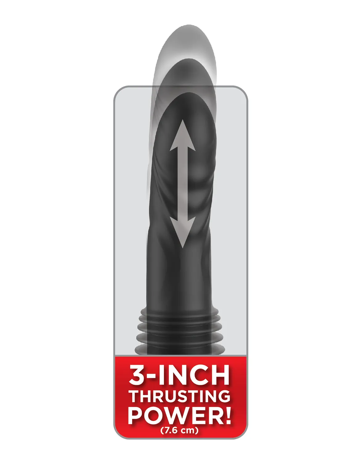 Pipedream Fetish Fantasy Ultimate Silicone Thruster vibrator stotend
