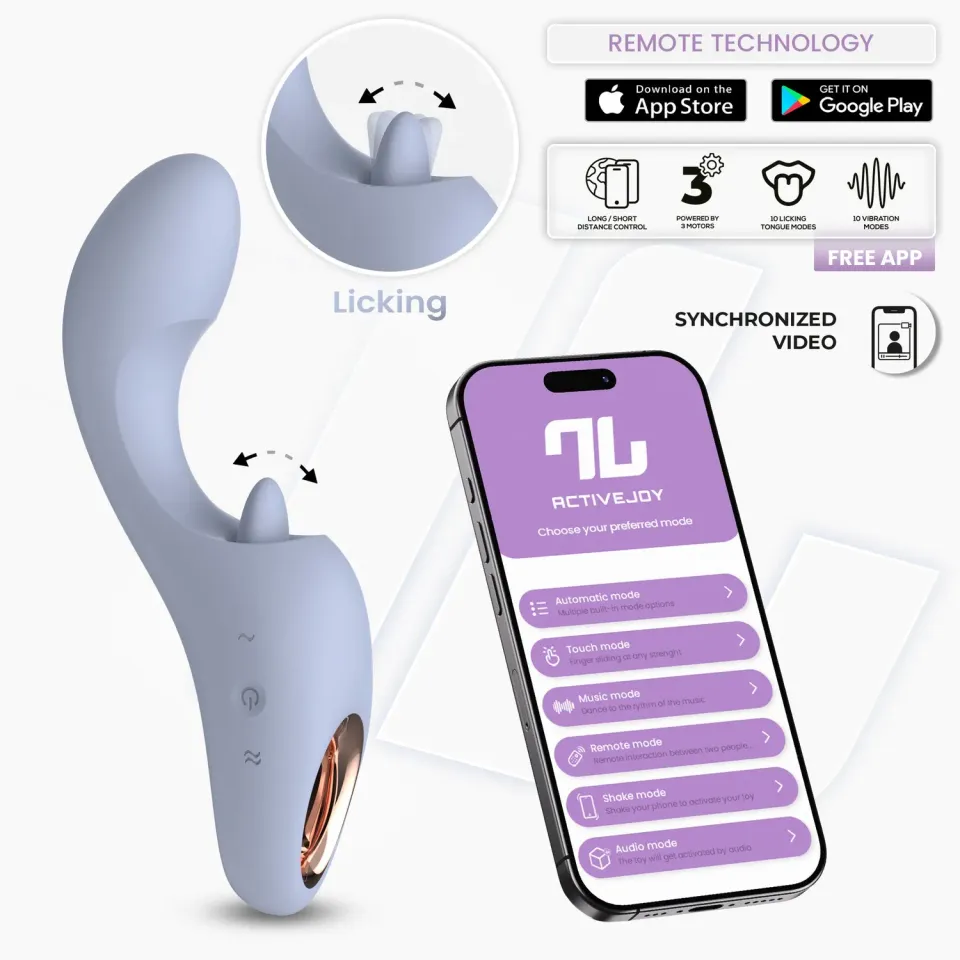 Intoyou Licky likvibrator met tongbeweging en app