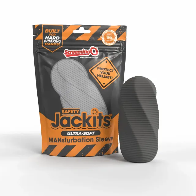 Screaming O Jackits Safety masturbator grijs gesloten