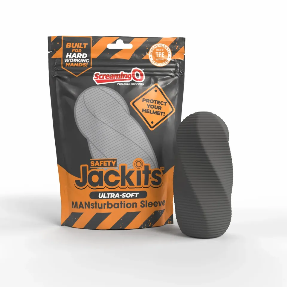 Screaming O Jackits Safety masturbator grijs gesloten