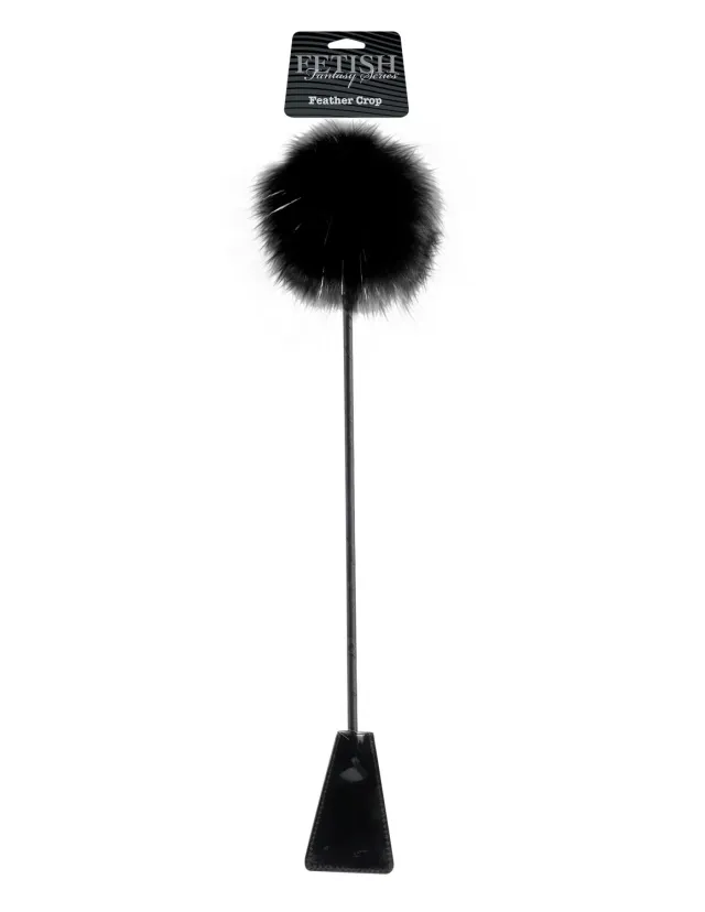 Pipedream Fetish Fantasy Feather Crop zweep zwart veren