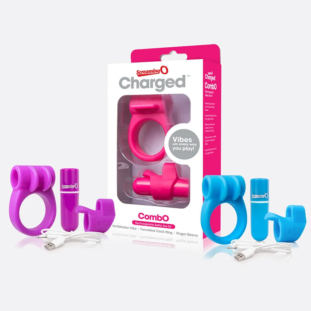 Screaming O Charged CombO Kit 1 vibrator set oplaadbaar