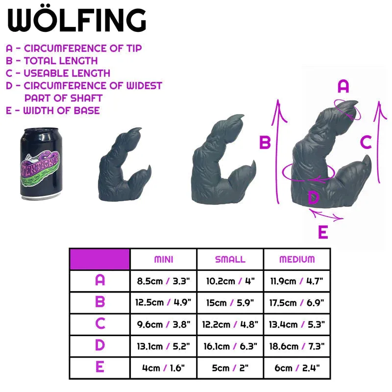 Tentickle Wölfing Magical Mushroom dildo mini glow