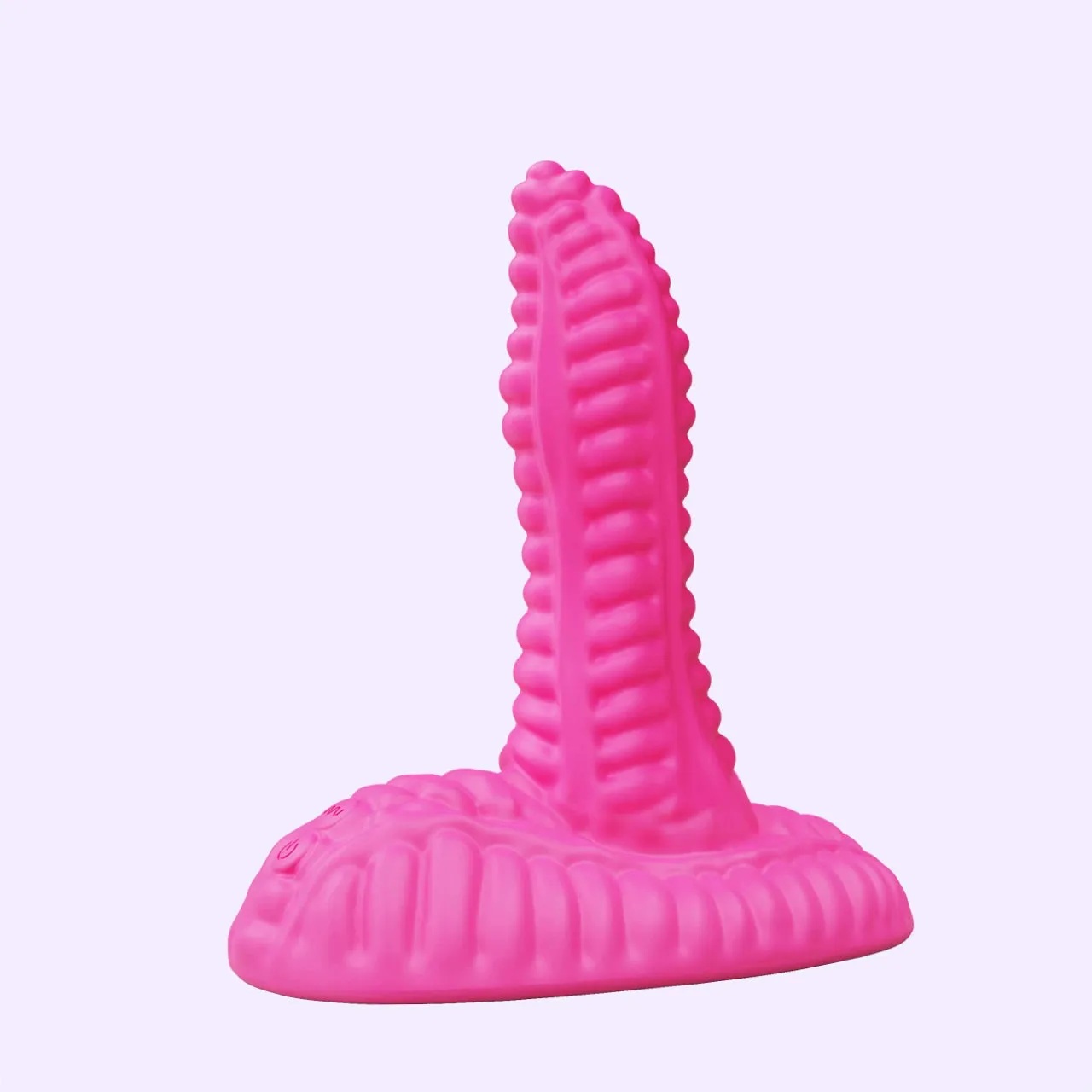 Beisar Fox roterende vibrator magenta met zuiging