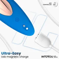Intoyou Panties Slipvibrator met App blauw stil