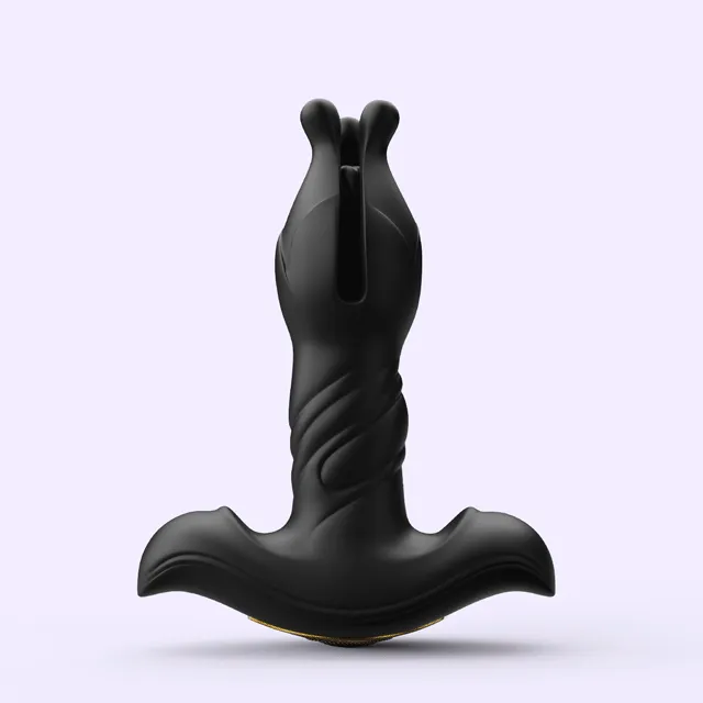 Beisar Perseus vibrerende buttplug met app zwart