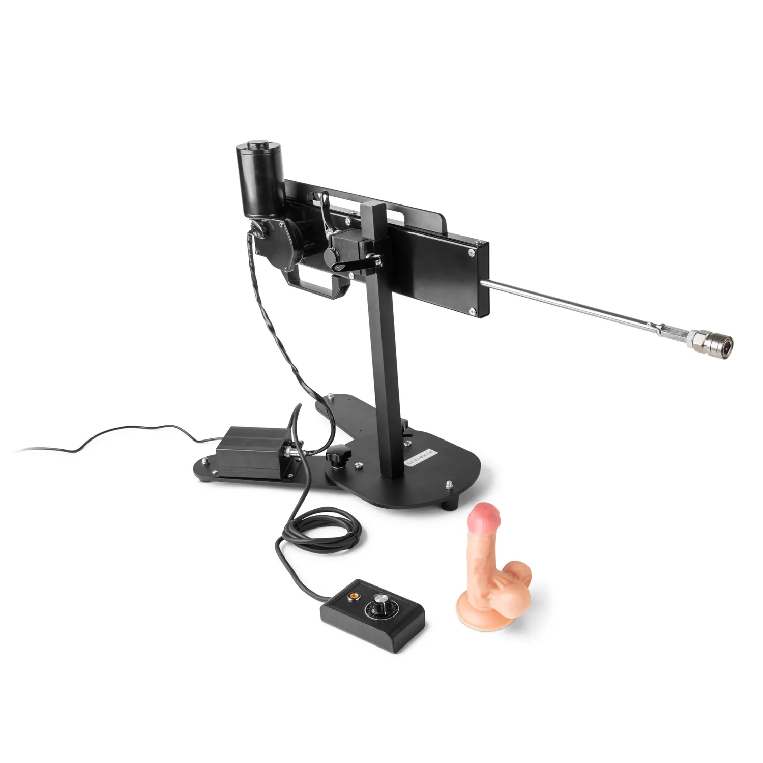 Lux Fetish sexmachine met realistische dildo krachtig