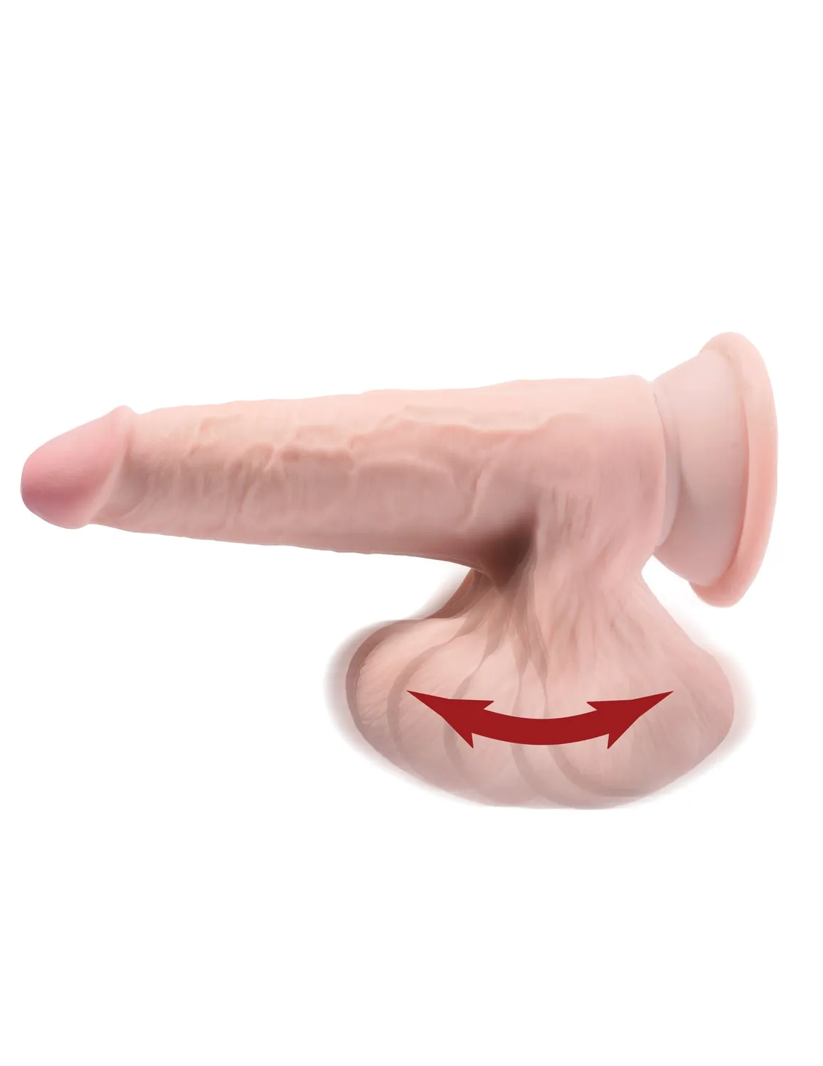 Pipedream King Cock Plus 9 inch realistische dildo light triple density