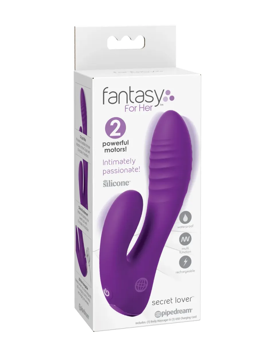 Pipedream Fantasy For Her Secret Lover rabbit vibrator paars