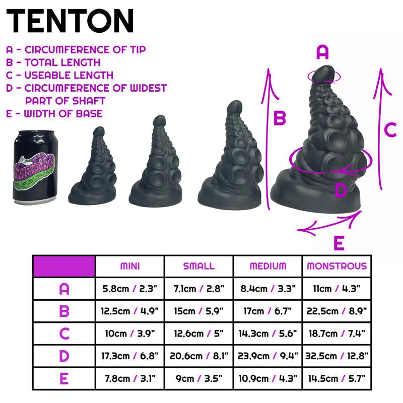 Tentickle Tenton Love Drips dildo medium soft siliconen