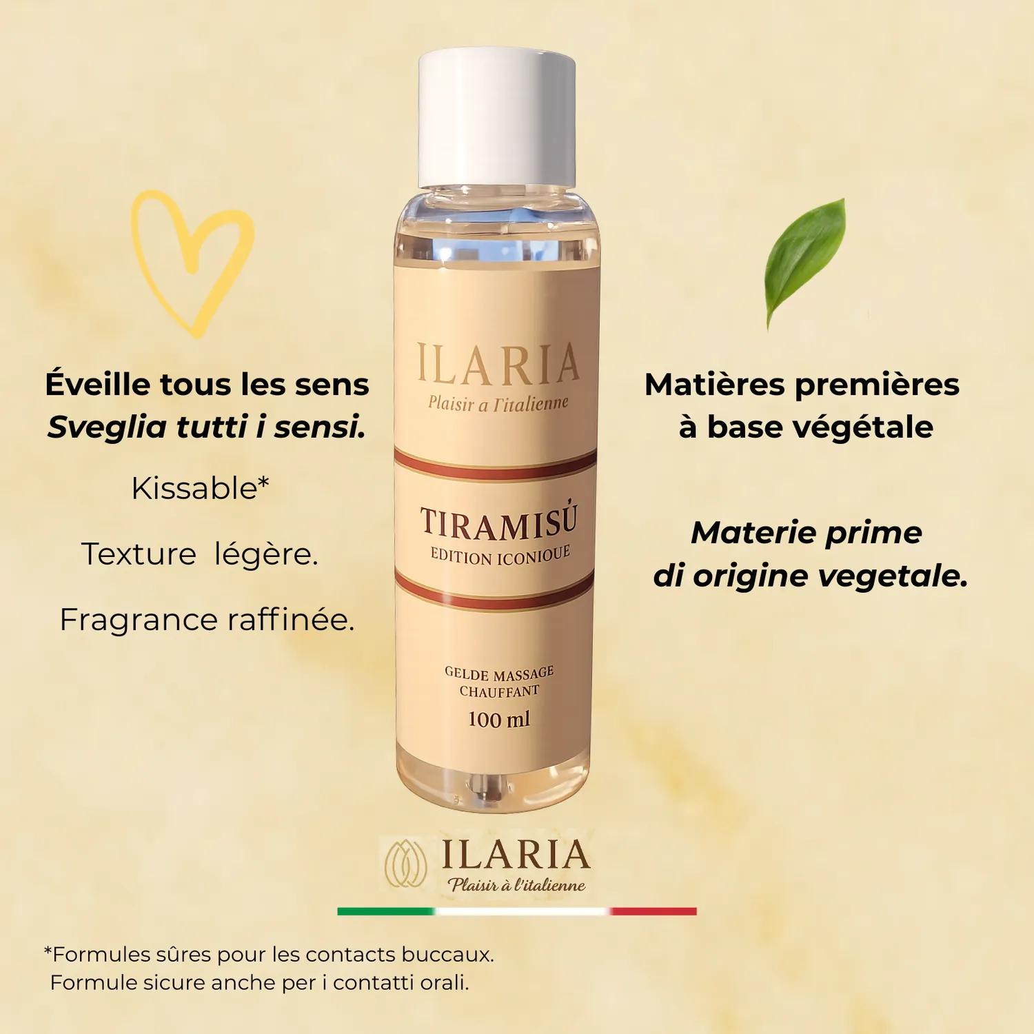 Ilaria Warming massage gel 100 ml verwarmend