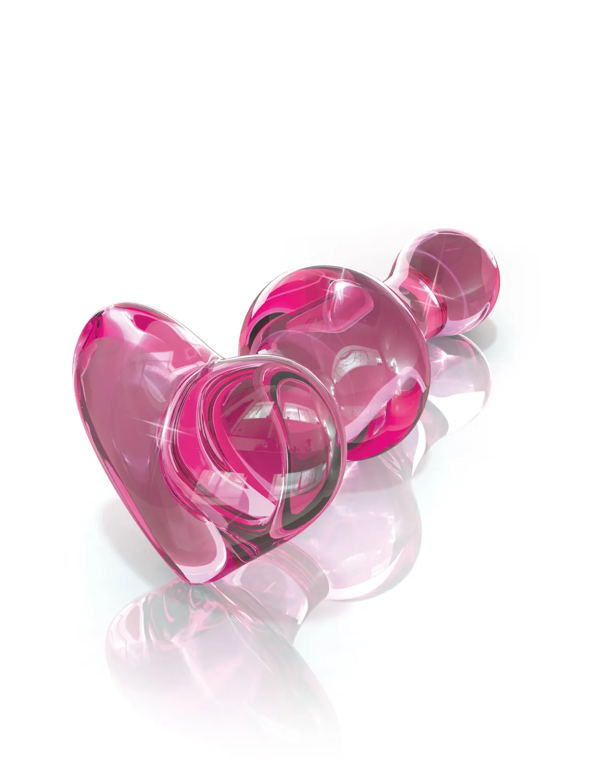Pipedream Icicles No. 75 glazen dildo roze anaal