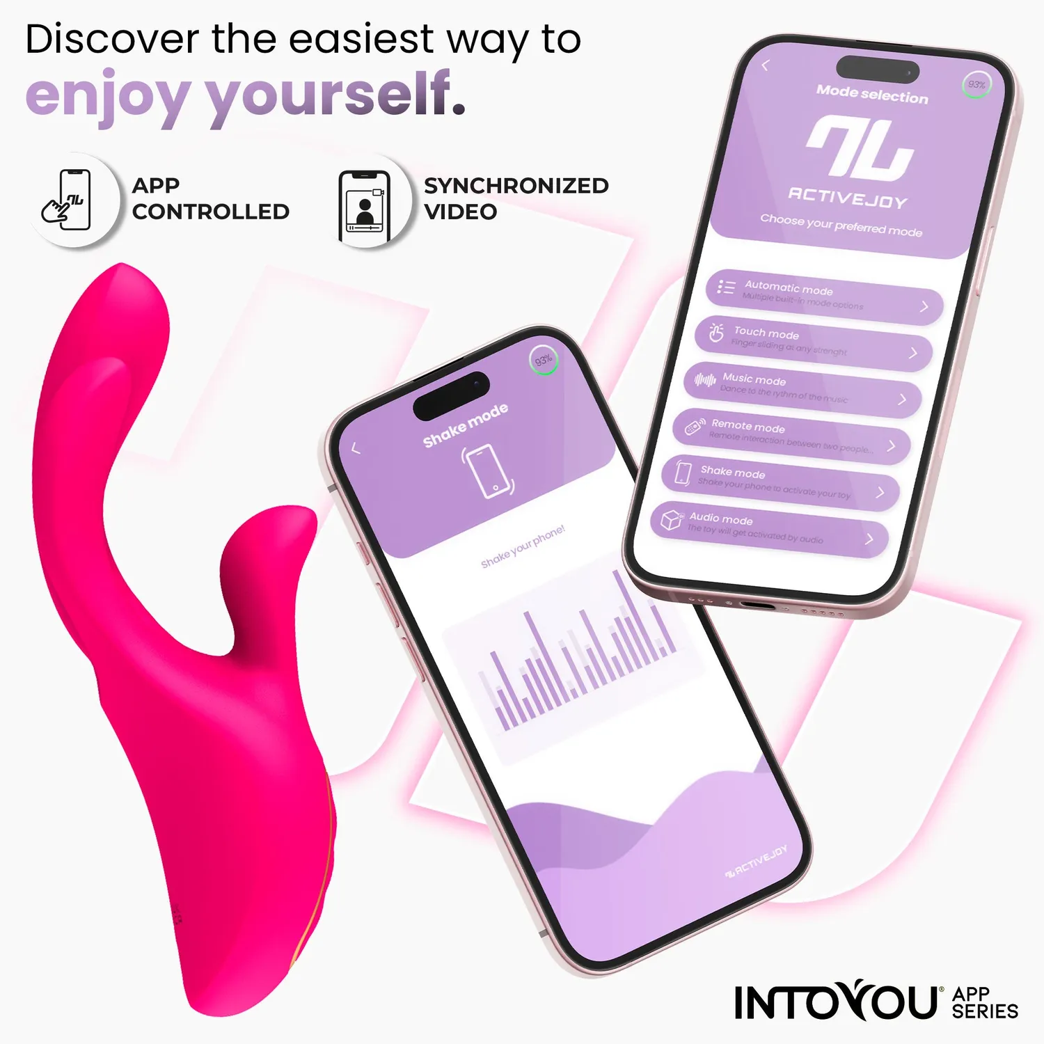 Intoyou Derek vibrator met finger-beweging