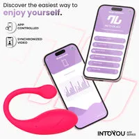Intoyou Bulby vibro-ei intense pink met app en 10 standen