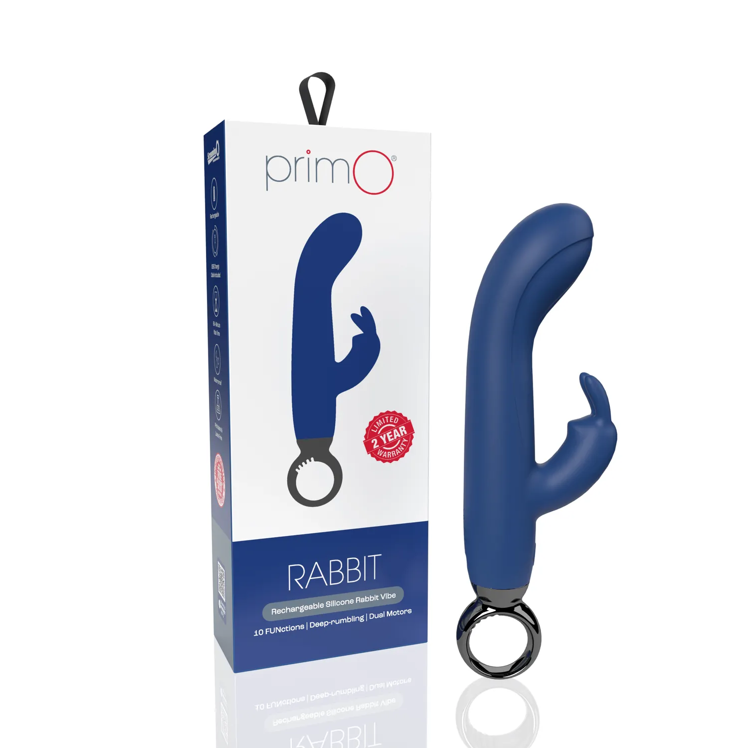 Screaming O PrimO Rabbit vibrator blueberry siliconen