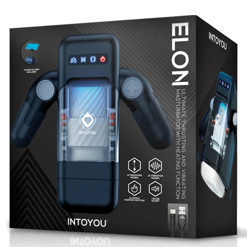 Intoyou Elon masturbator met verwarming en vibratie